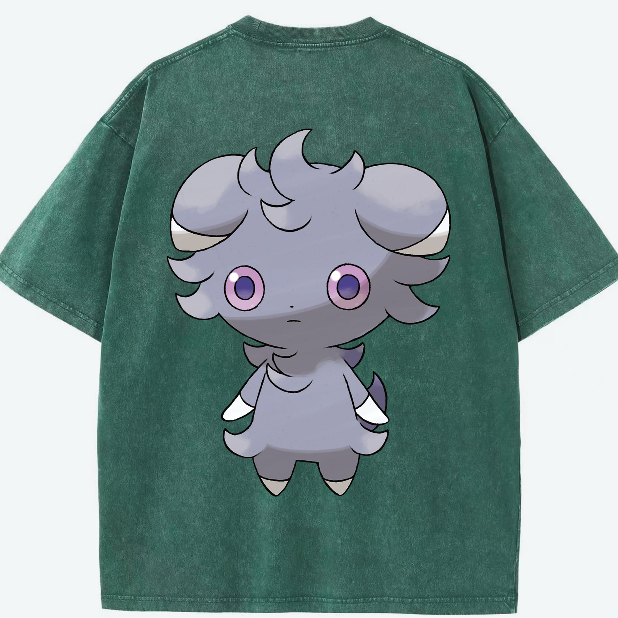（画像用） ポケットモンスター Pokémon 綿100% ヴィンテージ風 半袖Tシャツ（背面プリント）